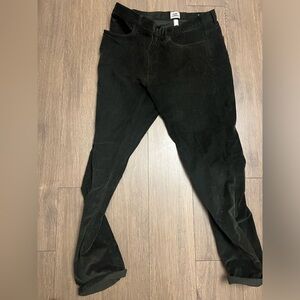 Green courdory pants 32x30